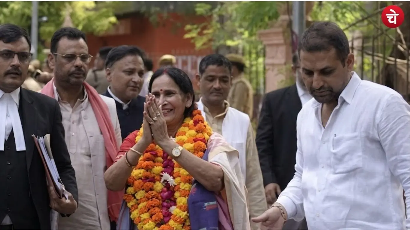 Atmosphere of celebration in the SP camp in Pratapgarh